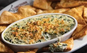 Parmesan Crusted Spinach Dip