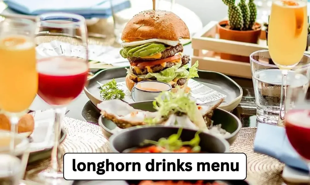 longhorn drinks menu